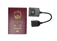 قارئ جواز السفر MRZ OCR المحمول المصغر للمطار / الفندق / وكالة السفر
