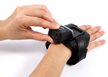 قفاز 2D يمكن ارتداؤه لاسلكيًا Qr Code Scanner / Bluetooth Small Barcode Reader
